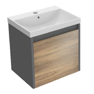 Mueble de Baño Moderno Ecológico Pebble, Mueble de Baño de Alta Calidad, Montado en la Pared, 2 Años de Garantía, Serie Híbrida - Product Image 2
