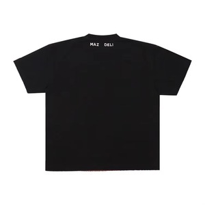 Camiseta Corta de Manga Corta con Cuello Redondo para Hombre Nomadic, con Estampado de Letras LA, Ribete en Contraste, Estilo Casual, Corte Regular, Tejido Jersey - Product Image 2