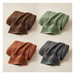 Serviette de bain en coton de qualité supérieure, très absorbante, douce et en tissu éponge - Product Image 4