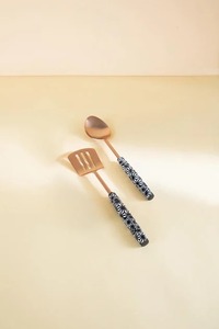 Metal Salad <b>Server</b> Set Premium Tableware Accessories for <b>Buffet</b> Service and Food Presentation - Product Image 2