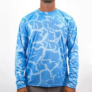 Camiseta de Pesca Personalizada al por Mayor, de Manga Larga, Sublimada, con Protección UV UPF 50, de Secado Rápido y Alto Rendimiento - Product Image 4