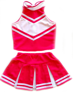 Conjunto de Uniforme de Animadora para Niñas con Logotipo Personalizado – Ideal para Entrenamiento Informal y Competiciones Escolares Formales - Product Image 3