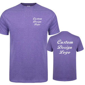 T-shirts thermiques d'été pour hommes fabriqués en usine, décontractés, personnalisables, en toile unie, à manches courtes, coupe régulière, respirants - Product Image 1