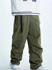 Pantalon de snowboard imperméable pour homme grande taille -Tex, taille ajustable, plusieurs poches utilitaires, jambe large - Product Image 3