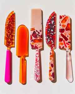 Serveur à salade élégant en résine, couverts design, pour hôtels et restaurants (qualité professionnelle) - Product Image 3