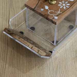 Quemador de Incienso de Madera de Diseño Fabuloso para Uso Religioso, Porta Incienso Bakhoor Personalizado, Ecológico, en Tendencia, Precio Económico, Venta al por Mayor - Product Image 4