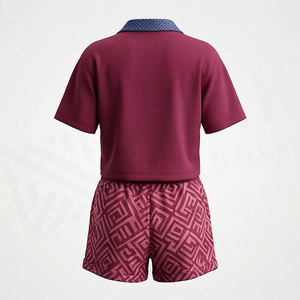 Conjunto de 2 Piezas para Mujer, Camiseta Polo de Manga Corta con Bolsillo Estampado, Informal, Ecológico, Impermeable, de Secado Rápido, para Primavera/Verano - Product Image 2