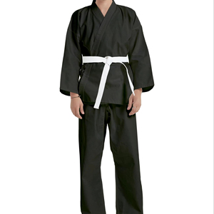 ชุดเทควันโดออกแบบเองได้ ผ้าโพลีคอตตอน ระบายอากาศได้ดี น้ำหนักเบา ทนทาน ชุดฝึกซ้อม คอวี สำหรับผู้ชายและผู้หญิง - Product Image 1