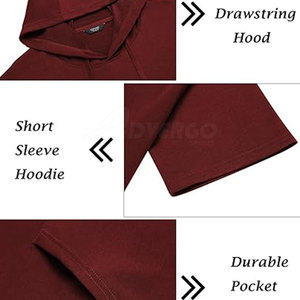 Custom Color Unique Design Super Quality <b>Men</b> <b>Hoodie</b> <b>Shorts</b> <b>Set</b> Breathable Lightweight <b>Hoodie</b> <b>Shorts</b> <b>Set</b> For <b>Men</b> In Adult Size - Product Image 3