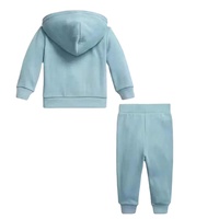 Conjunto de Chándal de Invierno Ligero para Niños con Estampado Personalizado, Pantalones y Sudadera de Poliéster/Algodón, Unisex