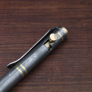 Bolígrafo de Acero de Damasco Hecho a Mano con Diseño de Patrón Natural para Escritura de Lujo y Regalo Empresarial - Product Image 3