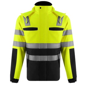 Winter Waterproof High Visibility Reflective Safety Clothes <b>Worker</b> Coat Uniform Traffic Coal Security Workwear Hi Vis <b>Jacket</b> - Product Image 4