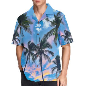Camisa Casual Tropical Ligera Antiarrugas de Secado Rápido y Transpirable para Hombre, Colección Verano 2026, Nueva Moda, Manga Corta Personalizada - Product Image 5