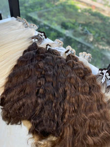 ผมต่อสองชั้นสีเข้ม26นิ้ว100กรัมผมคนบริสุทธิ์จากเวียดนาม - Product Image 5