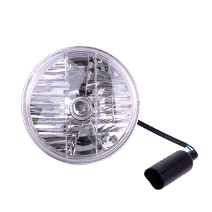 Phare avant de moto JY-21M5 universel 7 pouces 6V/12V pour ampoules H4 60/65 Watt - Product Image 2