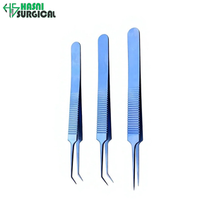 Wholesale Stainless Steel Manual Hair Transplant FUE Forceps Angle Straight HASNI SURGICAL Class I CE Certified SH-HT91 1 Year - Product Image 2