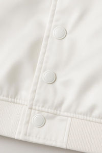 Chaqueta Bomber de Satén Brillante con Cierre, Casual para Hombre y Mujer, con Diseño Bordado, Ecológica y Transpirable, Cuello Alto, Invierno - Product Image 4