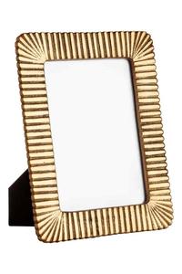 Luxury Minimalist <b>Gold</b> Ribbed Design Metal Photo <b>Frame</b> Modern Tabletop <b>Picture</b> <b>Frame</b> for Home Decor Office Desk Decoration - Product Image 4
