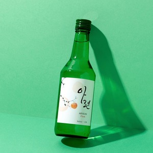 [So1ne Company] Licor coreano de frutas en botella verde de 360 ml, 100 % filtrado con carbón de bambú, con sabor a ARYEON Soju - Product Image 2
