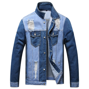 Breathable Slim Fit Jean <b>Denim</b> <b>Jacket</b> For Boys Hot Sale Professional Manufacture <b>Men</b> <b>Denim</b> <b>Jackets</b> in Bulk Quantity - Product Image 1