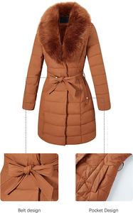 แจ็คเก็ตบับเบิ้ลทรงสลิมสำหรับผู้ชาย,เสื้อแจ็คเก็ตโพลีเอสเตอร์100% ทรงหลวมเข้ารูปยาวปานกลางพองแฟชั่นฤดูใบไม้ร่วงและฤดูหนาว - Product Image 5