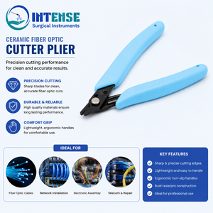 Pince coupante professionnelle de précision pour fibres optiques, coupe-fils électronique, outil manuel pour bijoux et artisanat - Product Image 2