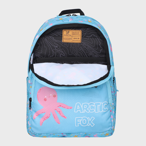 Sac à dos scolaire Arctic Fox Wink Cartoon Octopus pour garçons et filles, en néoprène et polyester durable, bretelles détachables, grande capacité - Product Image 6