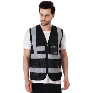 Gilet de sécurité ANSI Classe 3 Type R, jaune haute visibilité, en polyester maillé, fermeture à pression, robuste, poche intégrée, réfléchissant - Product Image 2