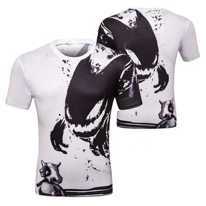 เสื้อยืดซับลิเมชั่นคุณภาพดีที่สุด 100% โพลีเอสเตอร์/คอตตอน ทรงปกติ เป็นมิตรกับสิ่งแวดล้อม ระบายอากาศได้ดี เสื้อซับลิเมชั่นแบบสั่งทำ คอกลม - Product Image 2