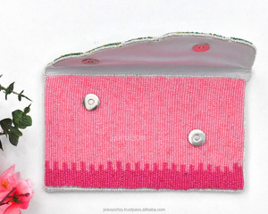 Bolso de Mano de Noche Personalizado con Diseño de Hojas y Cuentas Bordadas Multicolores, Bolso de Fiesta, Bolso de Boda, Regalo Nupcial, Moda de Lujo, Portátil - Product Image 3