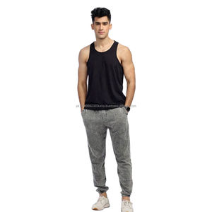 Buy Summer Wear <b>Mens</b> Sleeveless Tank Top Cotton Fitness Shirt Breathable Sports Muscle <b>Vest</b> with Custom Logo and Color Options - Product Image 2