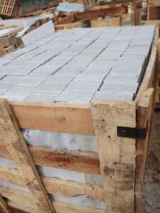 Chất lượng cao Ấn Độ Màu Xám Granite Cubes flamed bề mặt Cobble Stones 10x10 cm xẻ cạnh đường lái xe đậu xe pavers 5 + năm bảo hành - Product Image 3