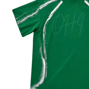 Camiseta Verde Personalizada, Estilo Urbano Minimalista, 100% Algodón, Corte Holgado, Unisex, Informal, de Secado Rápido, Transpirable y Ecológica - Product Image 5