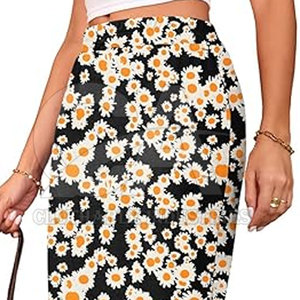 Straight Cut <b>Plus</b> <b>Size</b> Ladies <b>Skirt</b> High Waist Formal Pencil <b>Skirt</b> <b>Plus</b> <b>Size</b> Women <b>Long</b> Straight <b>Skirt</b> Soft Fabric - Product Image 6