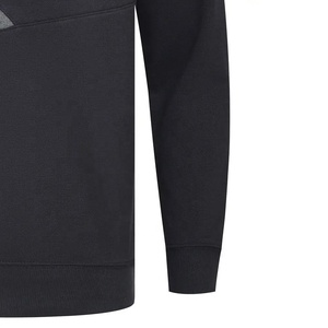Custom Winter Embossed Sweatshirts Men Thermal Thick Cotton <b>Fleece</b> Blank Oversized Heavyweight Embossing Sweatshirt - Product Image 4