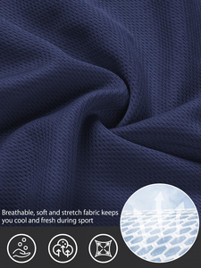 Short de sport pour homme en maille durable, confort optimal, tissu respirant anti-boulochage pour entraînement intensif et salle de sport - Product Image 6
