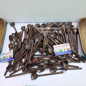 Most Sale Eco-Friendly Neem Wooden <b>Spoon</b> Tea <b>Spoons</b> Long Handle Traditional Design Durable Kitchen Utensils for Daily Use - Product Image 2