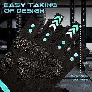 Guantes de Entrenamiento para Hombre y Mujer - Guantes de Gimnasio sin Dedos, Transpirables y Ligeros para Levantamiento de Pesas, Ciclismo y Dominadas - Product Image 5