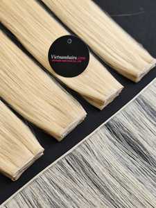 Cheveux humains vierges non traités Remy 100% vietnamiens Bac Giang Hair Genius, tissage à la machine, double trame, style lisse, toutes les couleurs - Product Image 4