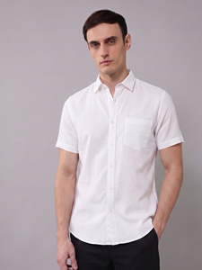 Chemises décontractées respirantes Enovate 100% coton à manches courtes pour hommes - Product Image 4