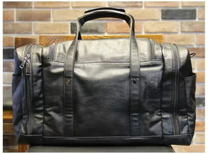 Sac de Voyage en Cuir pour Hommes, Sac de Sport et de Gym Imperméable avec Compartiment à Chaussures, Sac Polochon en Cuir pour le Week-end - Vente en Gros - Product Image 2