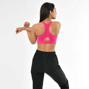 Sujetador Deportivo de Alto Soporte para Mujer, Sin Costuras, para Yoga, Fitness, Entrenamiento, Running, Gimnasio, Elástico, Transpirable, de Secado Rápido, Sin Varillas, Premium - Product Image 2