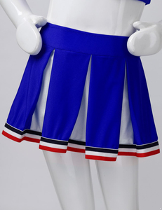 Uniforme de pom-pom girl pour adultes, logo personnalisé, sublimation, tissu polyester respirant, costume de danse scolaire, moderne et confortable - Product Image 5