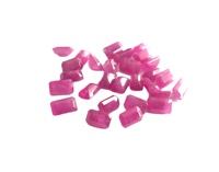 Vivaaz Gems Rubis naturel de qualité AAA+ 3x5mm, certifié IGI, taille octogonale calibrée, rouge, à bas prix, pierres précieuses traitées thermiquement