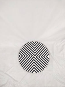 <b>Black</b> & White Modern Eco-Friendly Handmade Wood <b>Coasters</b> Underplates Great Housewarming Gifts Easter Spring Table Decor India - Product Image 5