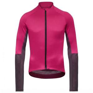 Custom <b>Men</b> Thermal Long Sleeve Cycling Jersey Windproof Breathable Fleece Lined Road <b>Bike</b> <b>Jacket</b> Training Bicycle Clothing - Product Image 2