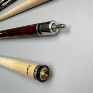 Queue de billard de bonne qualité en bois d'érable Fury 2 pièces joint central léger pointe à grande tête Uniloc - Product Image 3