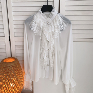 Blusa de Chifón para Mujer, Manga Larga, Elegante y Ligera, para Oficina, Venta al Por Mayor Personalizada - Product Image 6