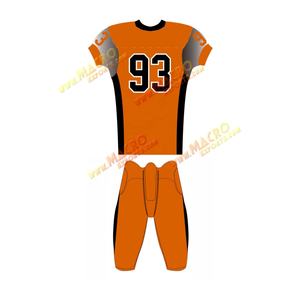 ชุดยูนิฟอร์มอเมริกันฟุตบอลไซส์ใหญ่ แห้งเร็ว ระบายอากาศ ป้องกันรังสียูวี ผลิตจากโพลีเอสเตอร์ พร้อมเสื้อหมายเลข  ขายส่ง - Product Image 6