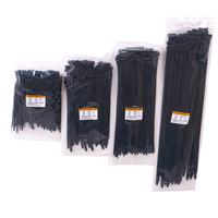 Alta calidad UV negro anti-llama autoblocante Nylon 66 bridas para cables al por mayor-Correa Ziptie de 500mm 700mm para accesorios de bicicleta
